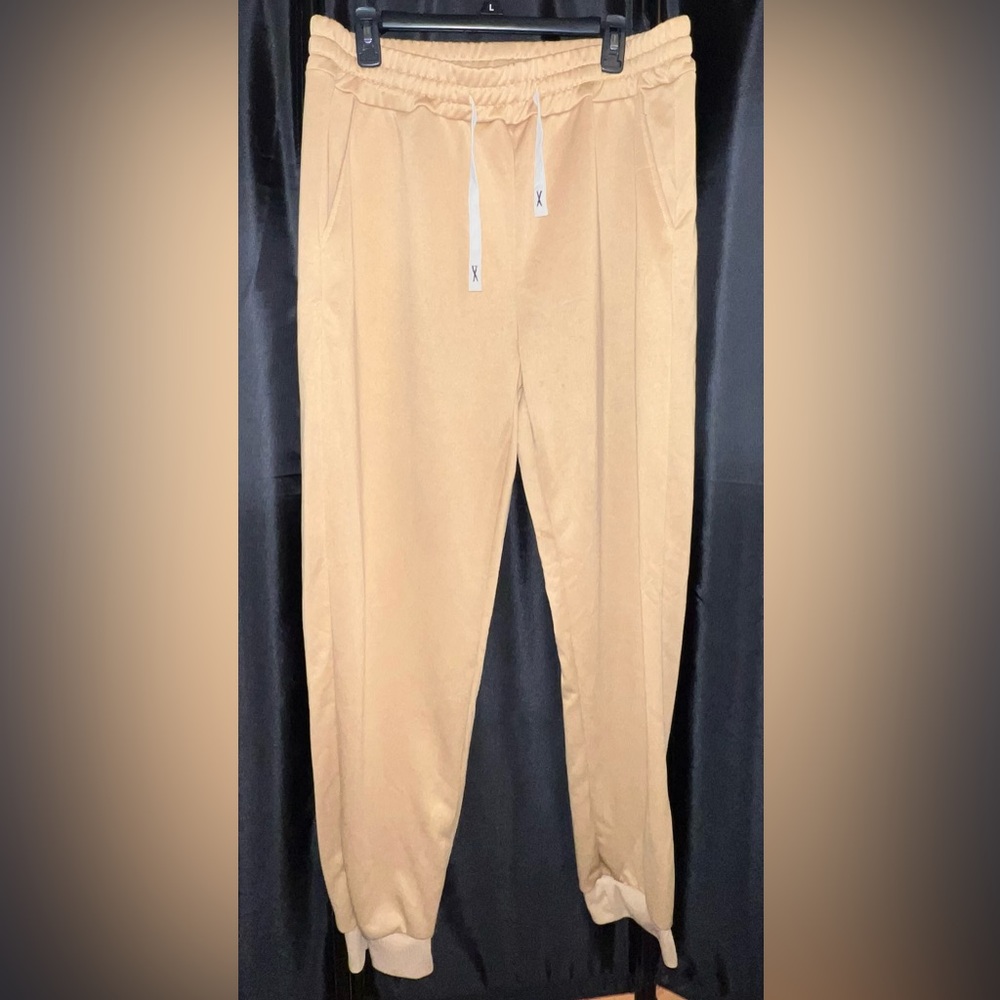 NWOT Tan Jogger Pants